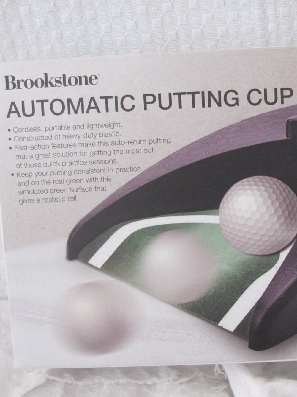 Brookstone Automatic Putting Cup